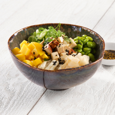 Poke bowl veggie au Cantadou® Raifort